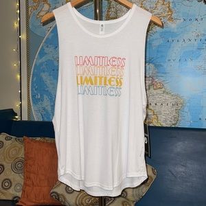 White “limitless” glyder tank